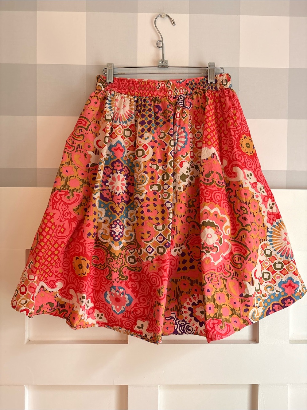 J. Crew Coral Multi Floral Print Mini Skirt 2 - Picture 7 of 7